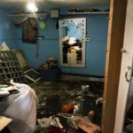 Un apartamento en un sótano, en Queens, muestra los daños causados por las inundaciones provocadas por las lluvias sin precedentes causadas por el ciclón tropical.