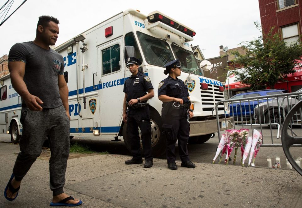 NYPD en El Bronx.