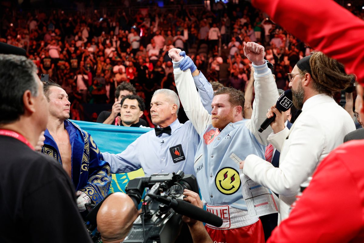 Canelo Álvarez es elegido como ganador luego de su pelea ante Gennady Golovkin.