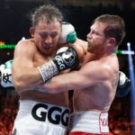 Golovkin (izquierda) y Canelo (derecha) se despidieron manifestando admiración mutua.