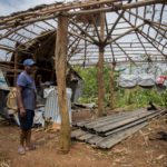 Una casa destrozada por el huracán Fiona en El Seibo en la zona noreste de República Dominicana.