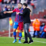 Xavi Hernández conoce muy bien a Jordi Alba, en primera instancia como compañeros y ahora como entrenado y jugador.