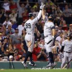 Aaron Judge (L) y Giancarlo Stanton (R) fueron los protagonistas de la victoria ante Pirates.