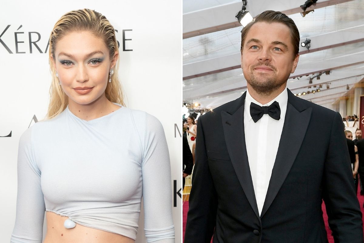 Gigi Hadid y Leonardo DiCaprio.