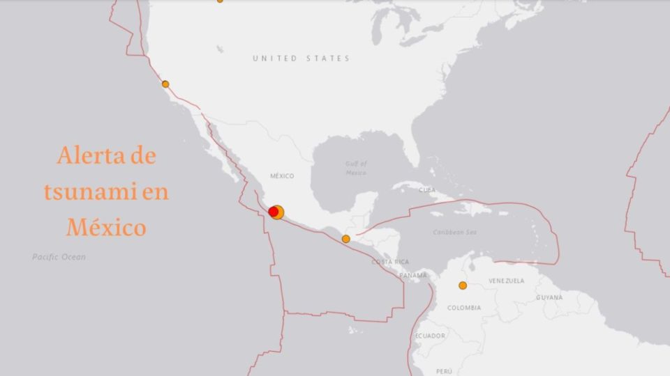 Es probable que las olas iniciales del tsunami ya hayan ocurrido en lugares costeros como Manzanillo y Acapulco.