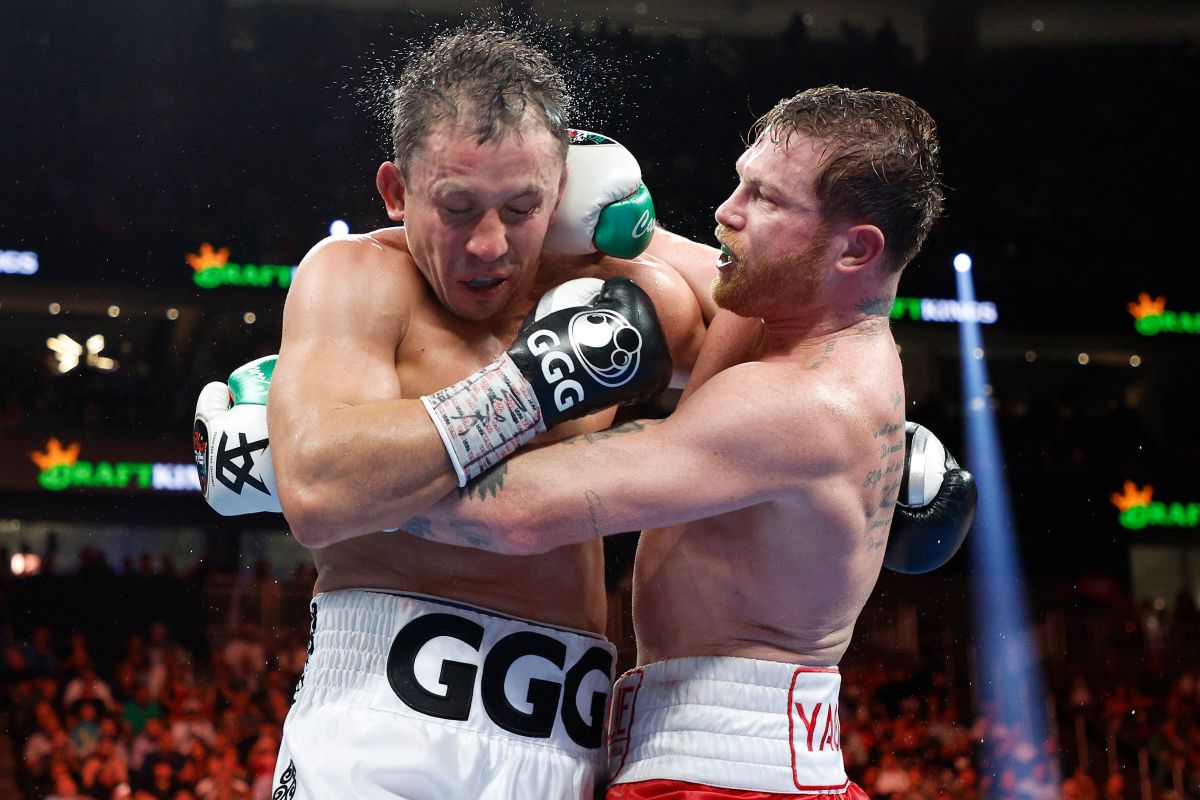 Golovkin (izquierda) y Canelo (derecha) se despidieron manifestando admiración mutua. 