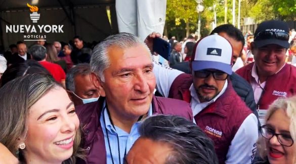 Llaman presidente a Adán Augusto