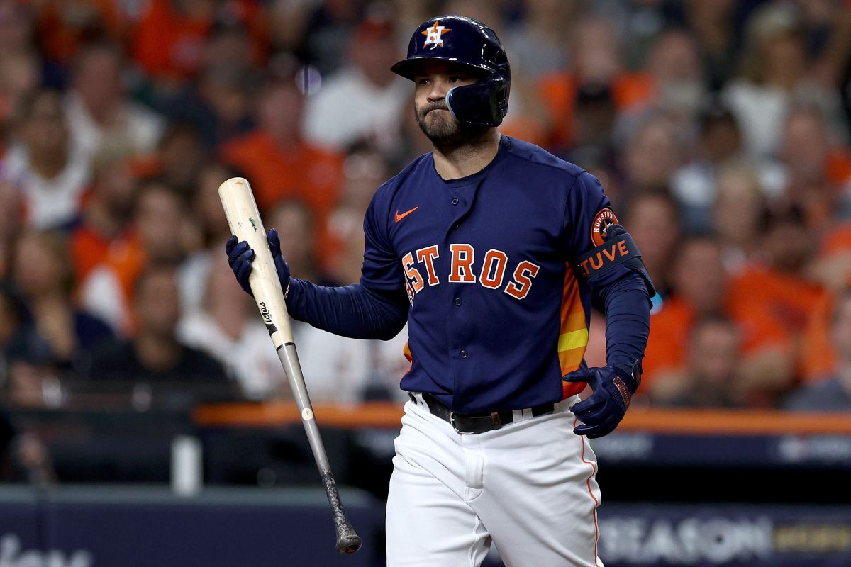 José Altuve se ha ido en blanco en siete turnos al bate frente a los Yankees de Nueva York.