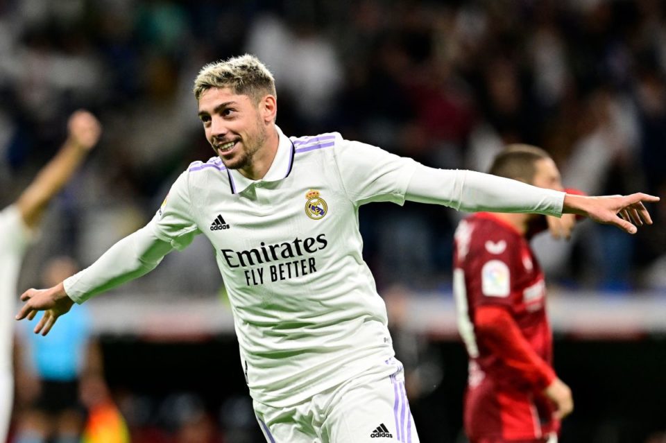 Fede Valverde anotó un gol en el partido contra el Sevilla.