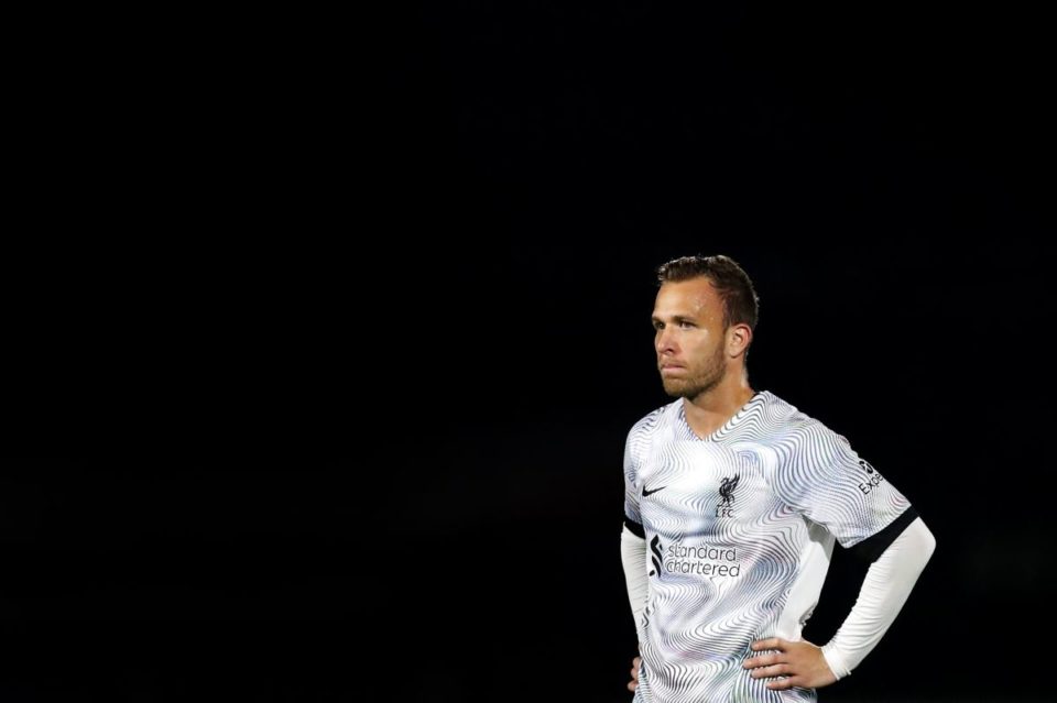 Arthur Melo no volverá a jugar por lo que resta de año con el Liverpoo.