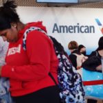 Pasajeros de American Airlines en el Aeropuerto O'Hare de Chicago, en Illinois.