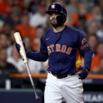 José Altuve se ha ido en blanco en siete turnos al bate frente a los Yankees de Nueva York.