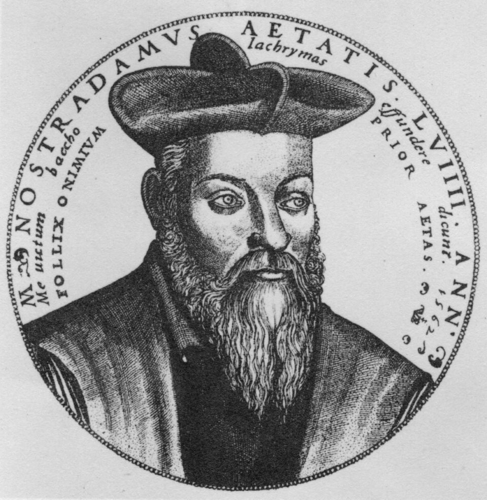 Retrato de Michel De Nostradamus.