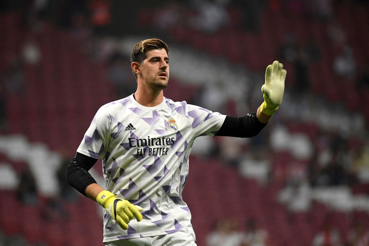 Courtois fue baja de último momento para el regreso de LaLiga.