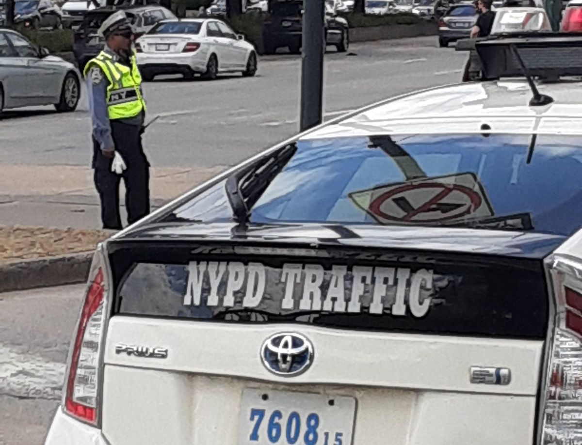 Policía vial de NYC.