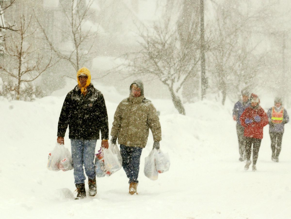 Una nevada en Buffalo, NY.  