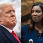 El ex mandatario Donald Trump y la fiscal general de NY, Letitia James.