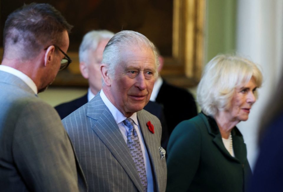 El Rey Carlos III en su visita a York.