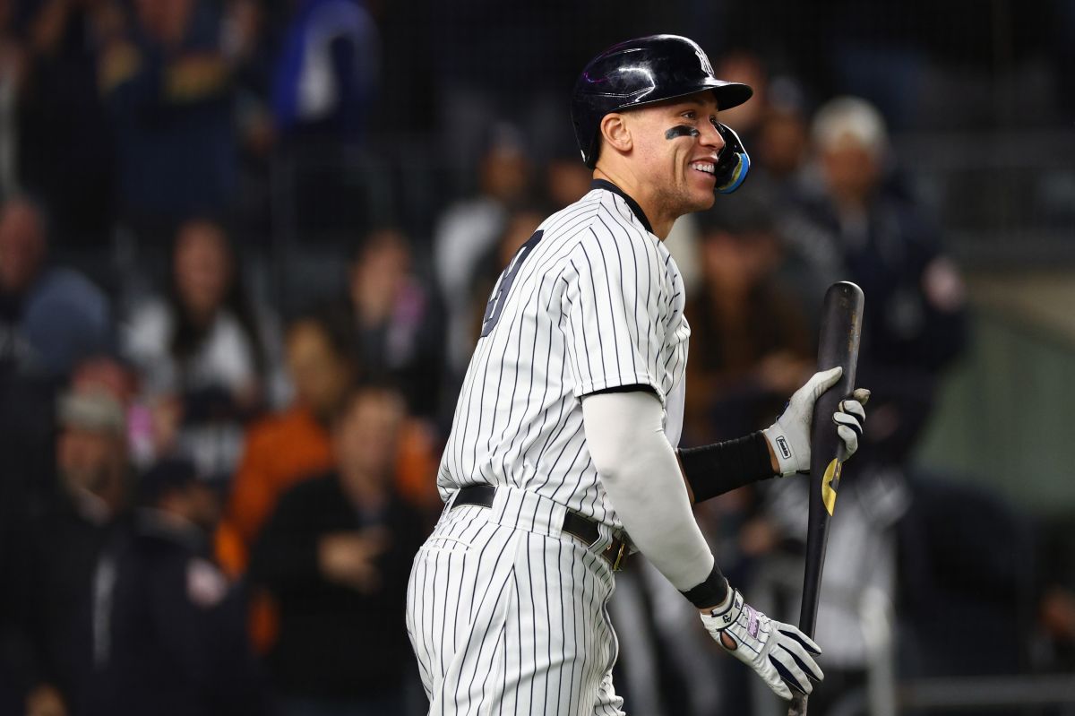 Aaron Judge durante la Serie de Campeonato ante Houston Astros.