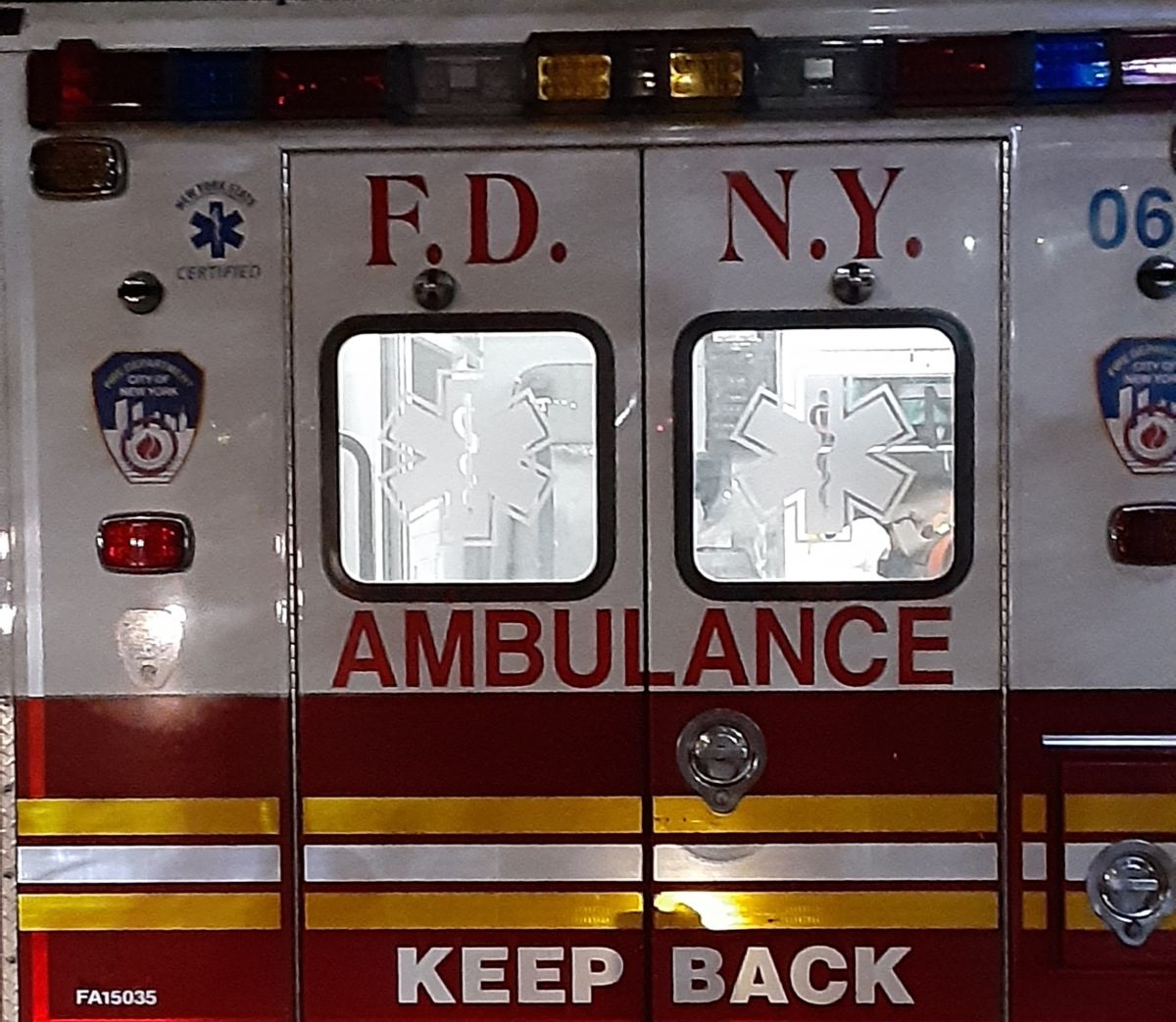 Unidad de rescate médico de FDNY.