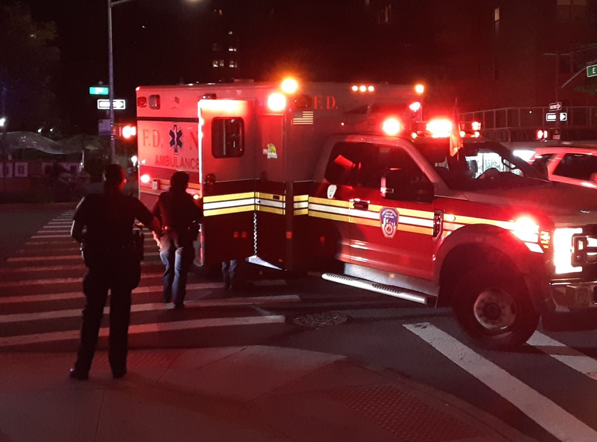 Unidad paramédica de rescate (EMS) en NYC.