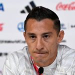 Andrés Guardado durante la rueda de prensa posterior a la eliminación de México del Mundial Qatar 2022.