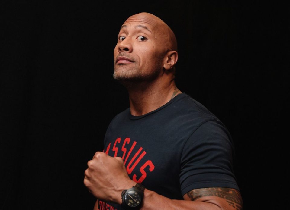 El actor Dwayne Johnson es también conocido como "The Rock", por su época en la WWE.