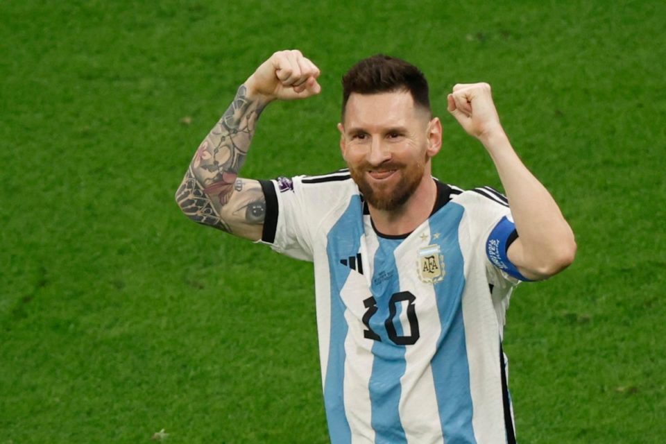 Messi anotó el primer gol de la final ante Francia.