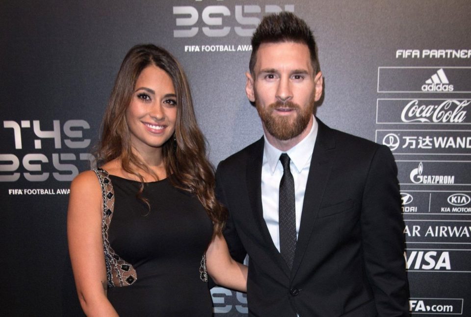 Lionel Messi y Antonela Roccuzzo.