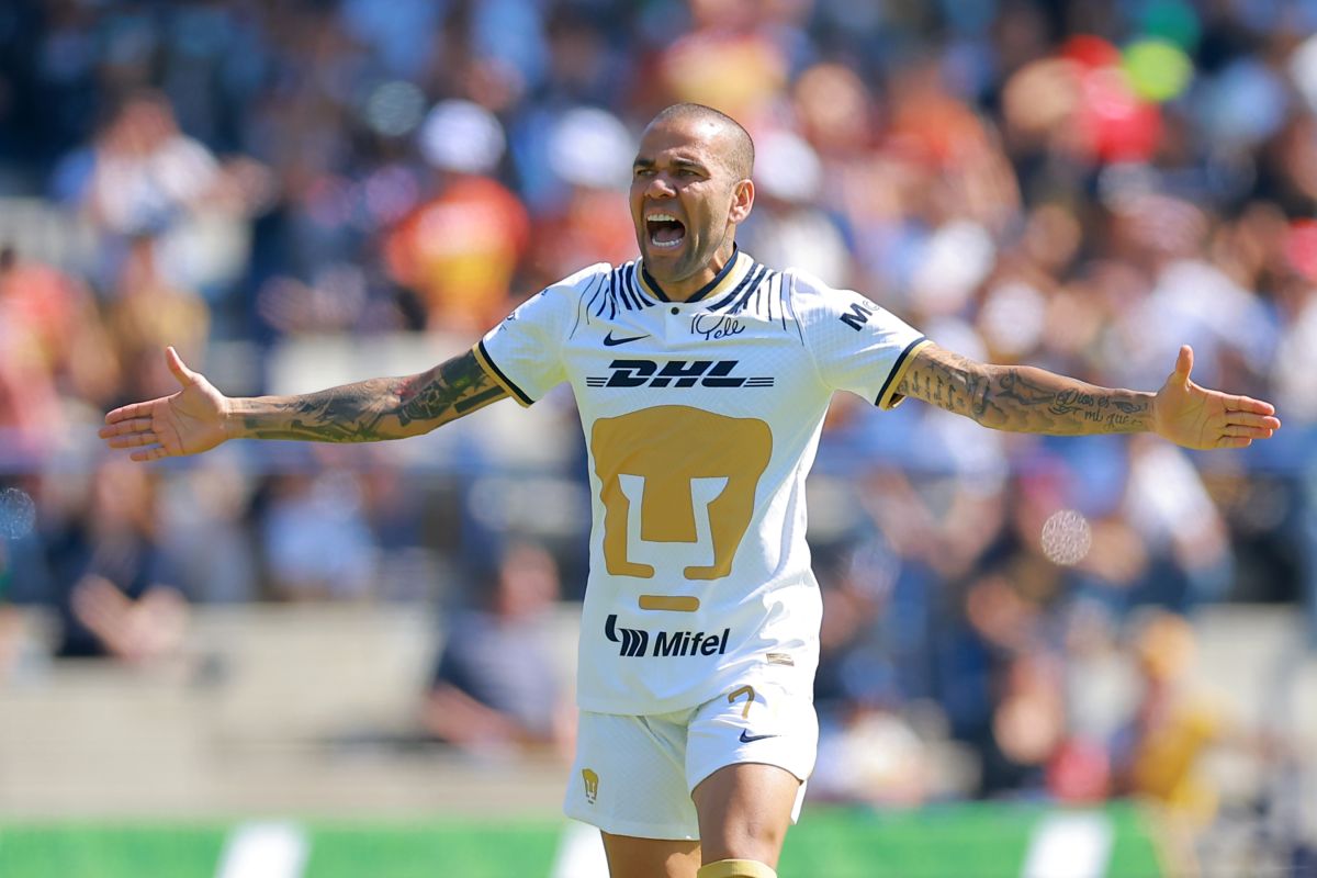 Dani Alves llegó a Pumas a principios de 2022.