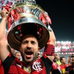 Flamengo celebrando la Copa de Brasil