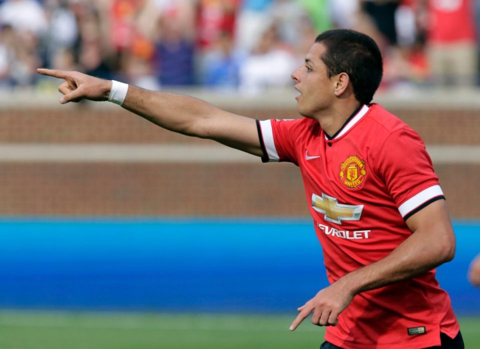 Chicharito Hernández militó en el United durante seis campañas entre 2010 y 2015.