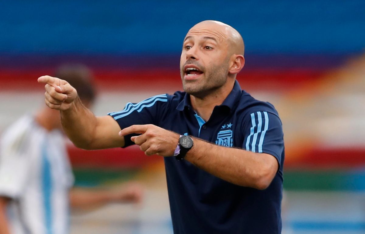 Javier Mascherano dirige a la Selección Argentina Sub-20.