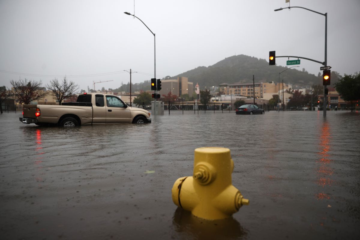 San Francisco vio más de 5 pulgadas de lluvia.