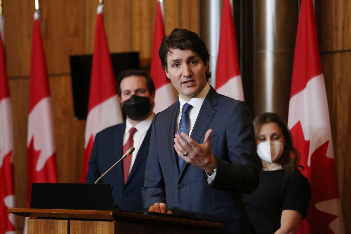 Justin Trudeau, primer ministro de Canadá, se encargó de informar el incidente ocurrido este sábado.