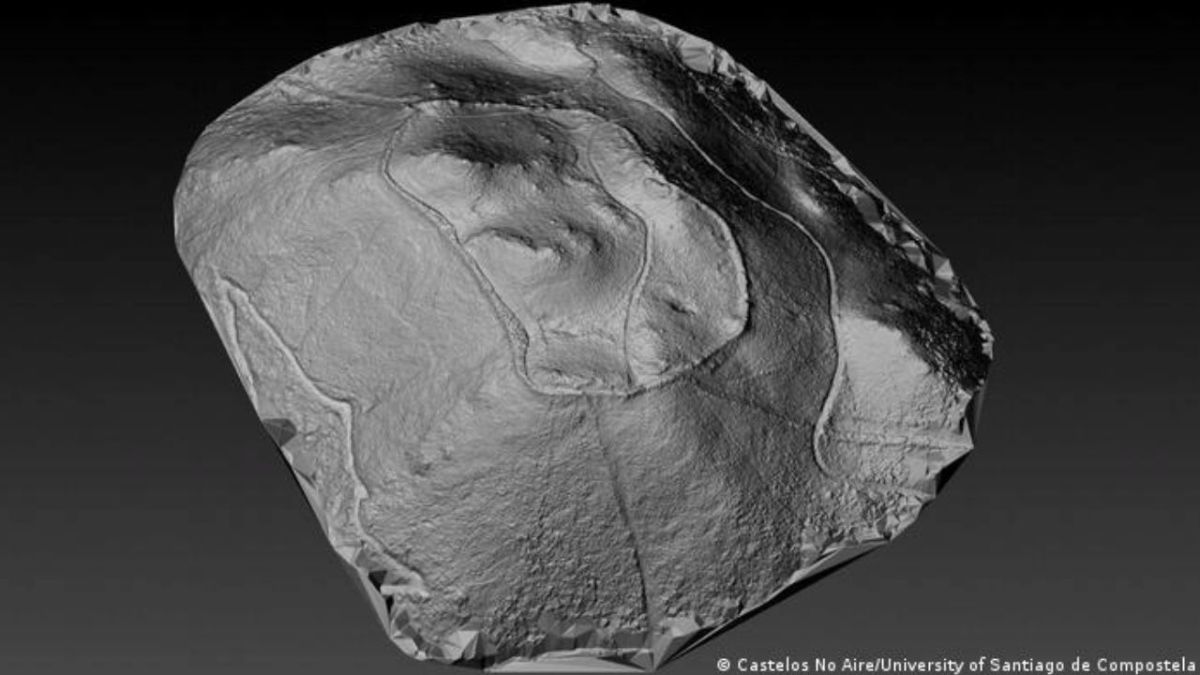 La fotografía láser ha revelado un yacimiento de 25 hectáreas con una larga muralla defensiva.