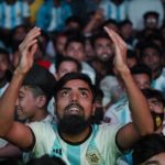 En Bangladesh apoyaron a la selección Argentina durante el Mundial.