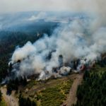 El hombre provocó tres incendios de señales separados.