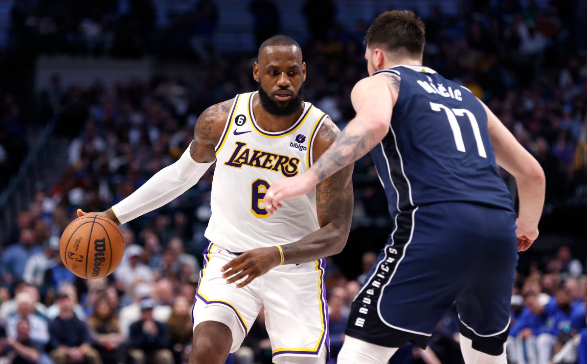 LeBron James enfrenta a Luka Doncic en el Lakers-Mavericks.