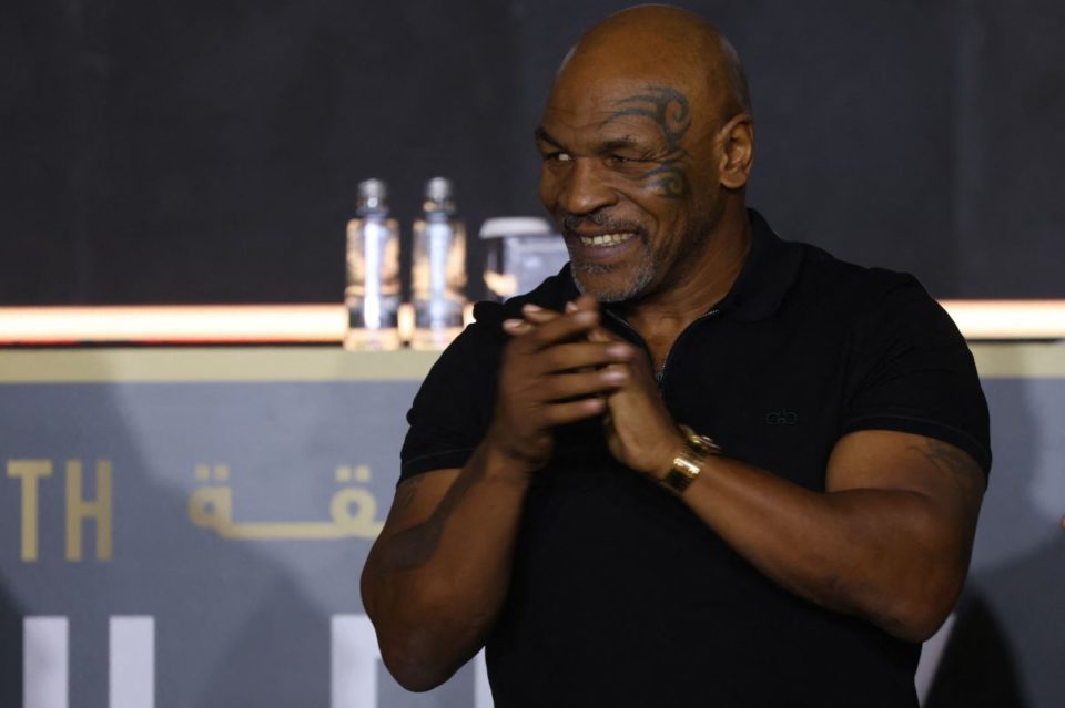 Mike Tyson, excampeón de peso pesado.