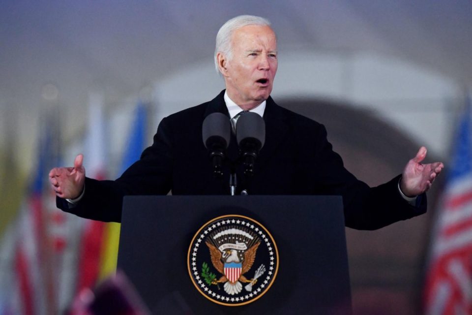 El presidente de los Estados Unidos, Joe Biden, visita Polonia