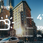 Pronóstico del tiempo en Nueva York para este martes 7 de febrero