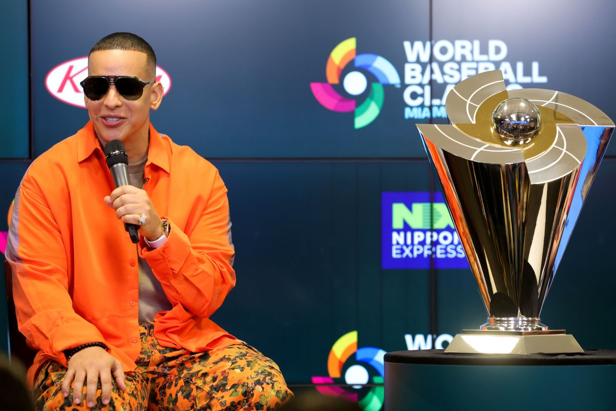 Daddy Yankee, embajador del Clásico Mundial de Béisbol. 