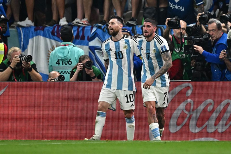 El mediocampista argentino se mostró ilusionado de poder contar con el apoyo de Lionel Messi en las filas del Atlético de Madrid.