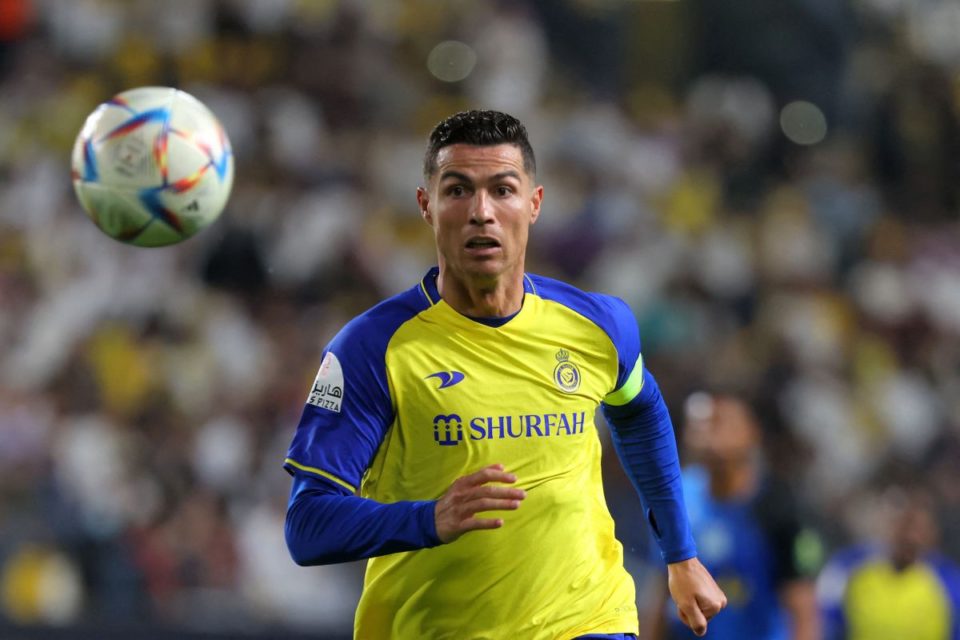 Cristiano Ronaldo en el partido contra el Abha. /Foto: Getty Images