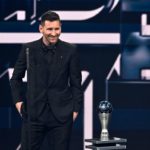 Lionel Messi durante la gala de los premios The Best.
