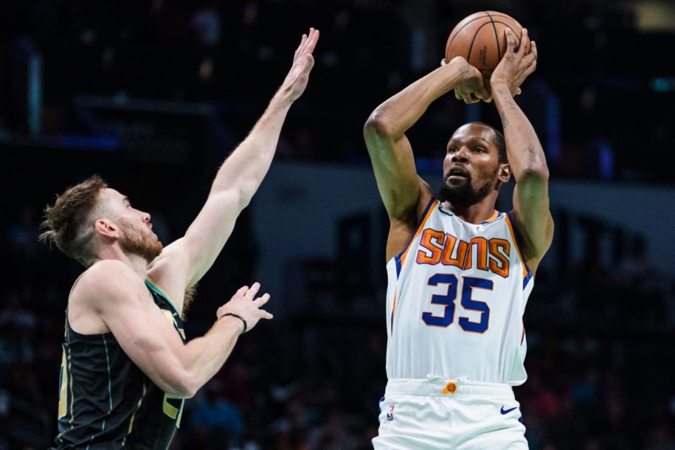 Kevin Durant, jugador de los Phoenix Suns.