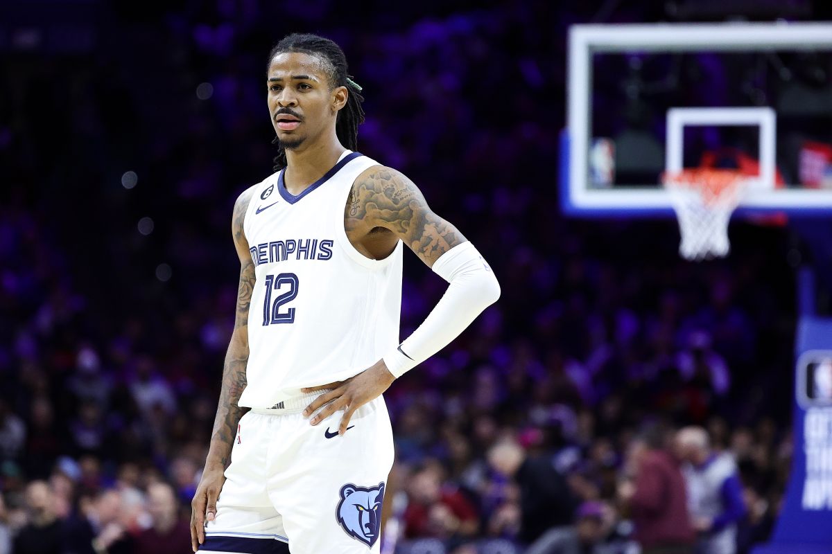 Ja Morant durante un partido ante Philadelphia 76ers.