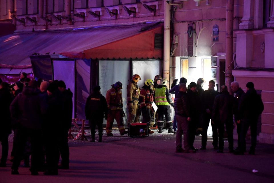 Imagen de la cafetería Street Bar, donde murió Vladlen Tatarsky.