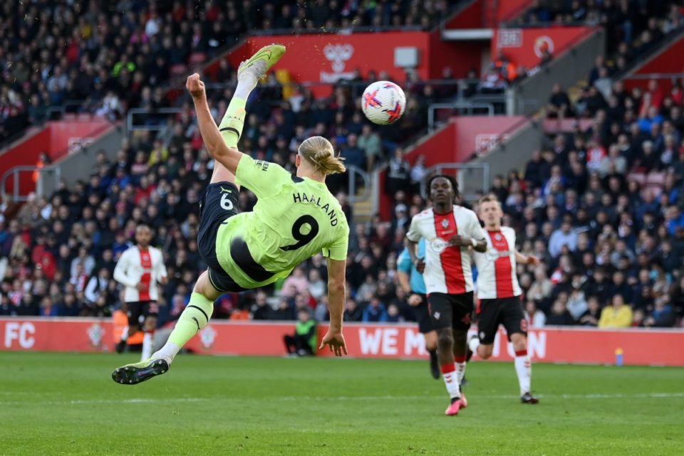 Erling Haaland llegó a 30 goles en la temporada de Premier League.